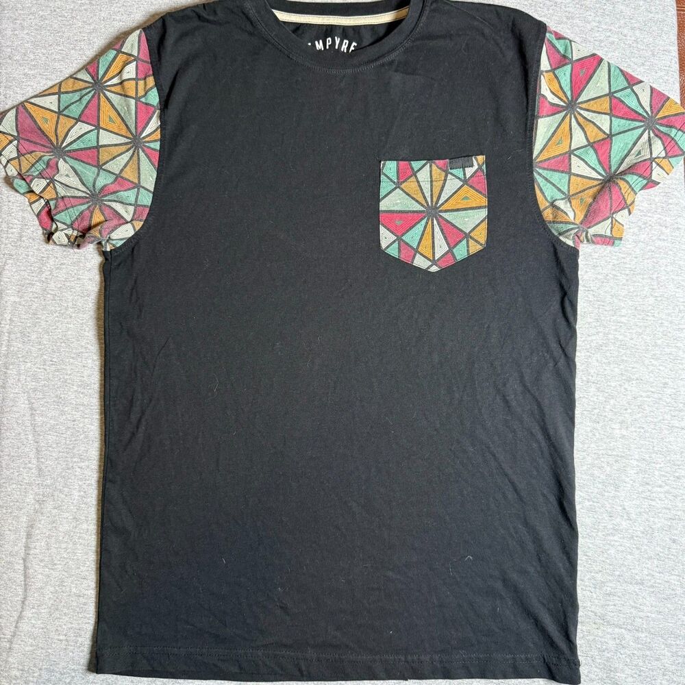 Empyre Black Men’s Medium T Shirt Graphic Tee 100% Cotton